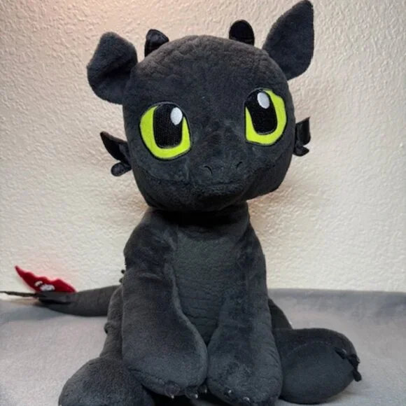 Build-A-Bear Toothless Plush Stuffed Animal DreamWorks How to Train Your Dragon - Picture 1 of 8